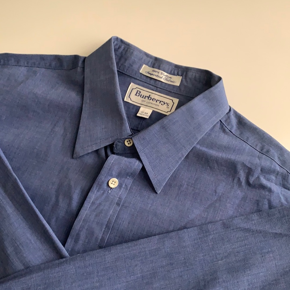 Vintage 1990s Men’s Burberry Button Up Shirt